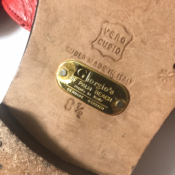 #HP 🥳💥 Sandals - Ostrich leather ♥️ - Picture 5 of 8